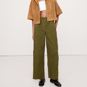 Banana Republic Mid-Rise Relaxed Painter Pull-On Pant